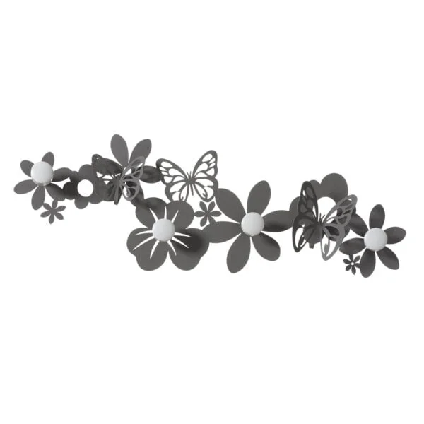 Appendi abiti a muro dal design originale sfarfalle