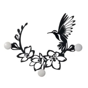 Appendiabiti da parete Colibrì