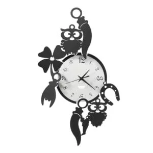 Orologio da parete portafortuna buffo Good Luck