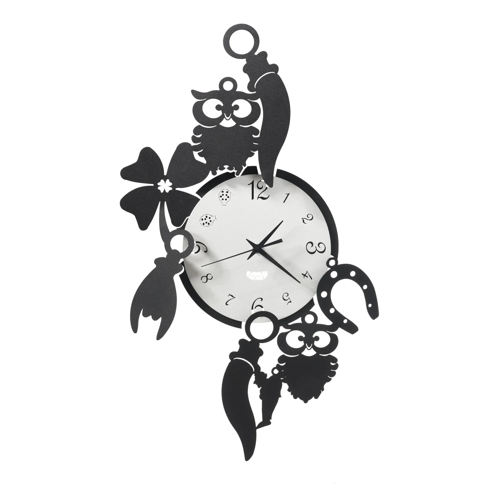 Orologio da parete portafortuna buffo Good Luck