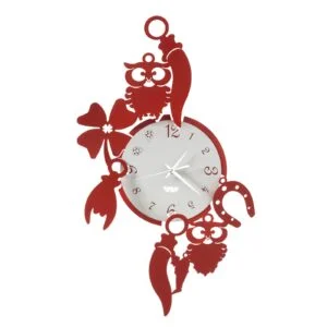 Orologio da parete portafortuna buffo Good Luck