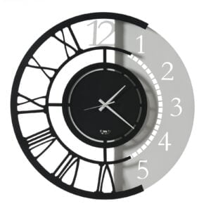 Orologio da parete doppia numerazione Full Metal Jack grande