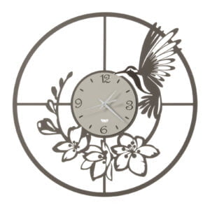 Orologio da parete minimal con Colibri
