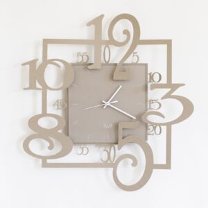 Orologio da parete quadrato Amos