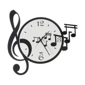Orologio con chiave e note musicali Musica